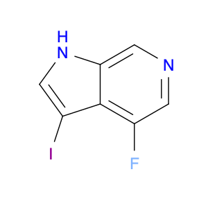 1H-Pyrrolo[2,3-c]pyridine, 4-fluoro-3-iodo-