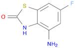 2(3H)-Benzothiazolone, 4-amino-6-fluoro-