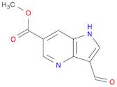 1H-Pyrrolo[3,2-b]pyridine-6-carboxylic acid, 3-formyl-, methyl ester