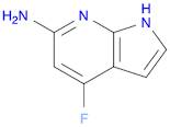 1H-Pyrrolo[2,3-b]pyridin-6-amine, 4-fluoro-