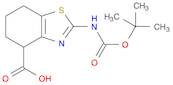 4-Benzothiazolecarboxylic acid, 2-[[(1,1-dimethylethoxy)carbonyl]amino]-4,5,6,7-tetrahydro-