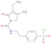 Benzenesulfonyl chloride, 4-[2-[[(3-ethyl-2,5-dihydro-4-methyl-2-oxo-1H-pyrrol-1-yl)carbonyl]amino…