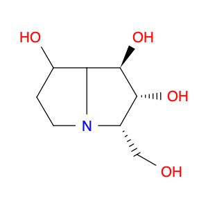 1H-Pyrrolizine-1,2,7-triol, hexahydro-3-(hydroxymethyl)-, (1R,2R,3S,7S,7aR)-