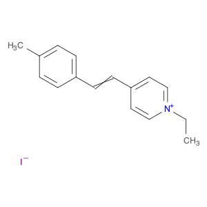 Pyridinium, 1-ethyl-4-[2-(4-methylphenyl)ethenyl]-, iodide (1:1)