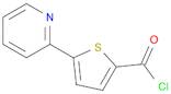 2-Thiophenecarbonyl chloride, 5-(2-pyridinyl)-