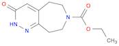 7H-Pyridazino[3,4-d]azepine-7-carboxylic acid, 2,3,5,6,8,9-hexahydro-3-oxo-, ethyl ester