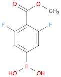 Benzoic acid, 4-borono-2,6-difluoro-, 1-methyl ester