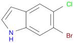 1H-Indole, 6-bromo-5-chloro-