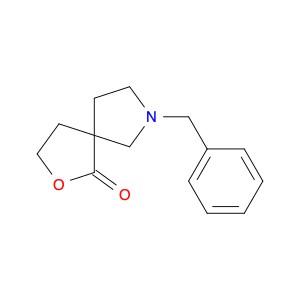 2-Oxa-7-azaspiro[4.4]nonan-1-one, 7-(phenylmethyl)-