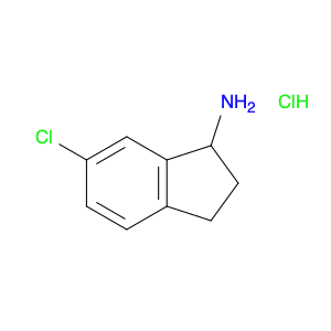 1H-Inden-1-amine, 6-chloro-2,3-dihydro-, hydrochloride (1:1)