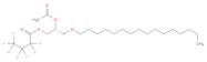 Butanoic acid, heptafluoro-, 2-(acetyloxy)-3-(hexadecyloxy)propyl ester, (R)- (9CI)