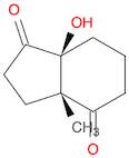 1H-Indene-1,4(2H)-dione, hexahydro-7a-hydroxy-3a-methyl-, (3aR,7aS)-rel-