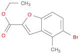 2-Benzofurancarboxylic acid, 5-bromo-4-methyl-, ethyl ester