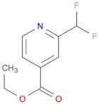 4-Pyridinecarboxylic acid, 2-(difluoromethyl)-, ethyl ester