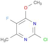 Pyrimidine, 2-chloro-5-fluoro-4-methoxy-6-methyl-