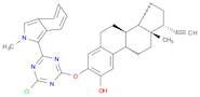 19-Norpregna-1,3,5(10)-trien-20-ynol, 3(or 17)-[[4-chloro-6-(2-methyl-2H-isoindol-1-yl)-1,3,5-tria…