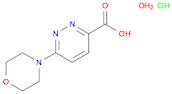 6-morpholin-4-ylpyridazine-3-carboxylic acid hydrochloride hydrate