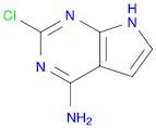 7H-Pyrrolo[2,3-d]pyrimidin-4-amine, 2-chloro-