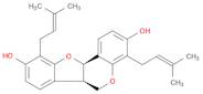 6H-Benzofuro[3,2-c][1]benzopyran-3,9-diol, 6a,11a-dihydro-4,10-bis(3-methyl-2-buten-1-yl)-, (6aR,1…