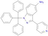 1H-Indazol-5-amine, 3-(4-pyridinyl)-1-(triphenylmethyl)-