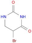 2,4(1H,3H)-Pyrimidinedione, 5-bromodihydro-