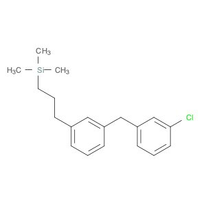 Silane, [3-[3-[(3-chlorophenyl)methyl]phenyl]propyl]trimethyl- (9CI)