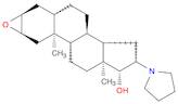 (2a,3a,5a,16b,17b)-2,3-Epoxy-16-(1-pyrrolidinyl)androstan-17-ol