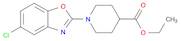 4-Piperidinecarboxylic acid, 1-(5-chloro-2-benzoxazolyl)-, ethyl ester