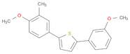 Thiophene, 2-(4-methoxy-3-methylphenyl)-5-(3-methoxyphenyl)-