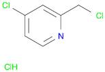 Pyridine, 4-chloro-2-(chloromethyl)-, hydrochloride (1:1)