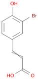 2-Propenoic acid, 3-(3-bromo-4-hydroxyphenyl)-