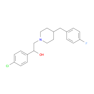 1-Piperidineethanol, α-(4-chlorophenyl)-4-[(4-fluorophenyl)methyl]-