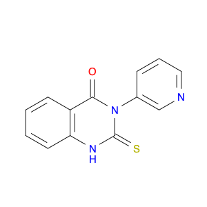 4(1H)-Quinazolinone, 2,3-dihydro-3-(3-pyridinyl)-2-thioxo-