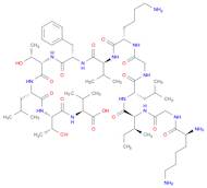 L-Valine, L-lysylglycyl-L-isoleucyl-L-leucylglycyl-L-lysyl-L-valyl-L-phenylalanyl-L-threonyl-L-l...