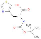 4-Thiazolepropanoic acid, α-[[(1,1-dimethylethoxy)carbonyl]amino]-, (αS)-