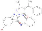 3H-Pyrazol-3-one, 2-[2-(9-bromo-6H-indolo[2,3-b]quinoxalin-6-yl)acetyl]-2,4-dihydro-5-methyl-4-(1-…