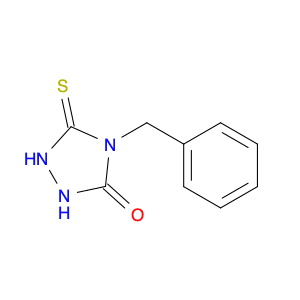 1,2,4-Triazolidin-3-one, 4-(phenylmethyl)-5-thioxo-