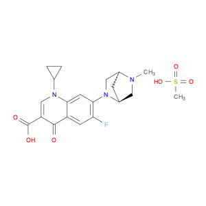 3-Quinolinecarboxylic acid, 1-cyclopropyl-6-fluoro-1,4-dihydro-7-[(1S,4S)-5-methyl-2,5-diazabicycl…