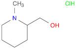 2-Piperidinemethanol, 1-methyl-, hydrochloride (1:1)