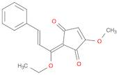 4-Cyclopentene-1,3-dione, 2-[(2E)-1-ethoxy-3-phenyl-2-propen-1-ylidene]-4-methoxy-, (2Z)-