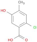 Benzoic acid, 2-chloro-5-hydroxy-4-methyl-