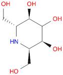 3,4,5-Piperidinetriol, 2,6-bis(hydroxymethyl)-, (2R,3R,5S,6R)-