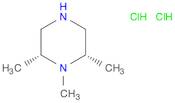 Piperazine, 1,2,6-trimethyl-, hydrochloride (1:2), (2R,6S)-rel-