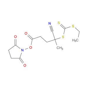 Pentanoic acid, 4-cyano-4-[[(ethylthio)thioxomethyl]thio]-, 2,5-dioxo-1-pyrrolidinyl ester