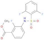 Benzoic acid, 3-[[(2,6-difluorophenyl)sulfonyl]amino]-2-fluoro-, methyl ester