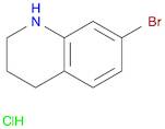 Quinoline, 7-bromo-1,2,3,4-tetrahydro-, hydrochloride (1:1)