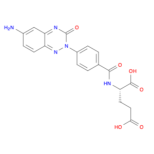 L-Glutamic acid, N-[4-(6-amino-3-oxo-1,2,4-benzotriazin-2(3H)-yl)benzoyl]-