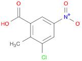 Benzoic acid, 3-chloro-2-methyl-5-nitro-