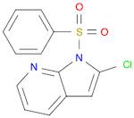 1H-Pyrrolo[2,3-b]pyridine, 2-chloro-1-(phenylsulfonyl)-