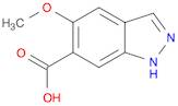 1H-Indazole-6-carboxylic acid, 5-methoxy-